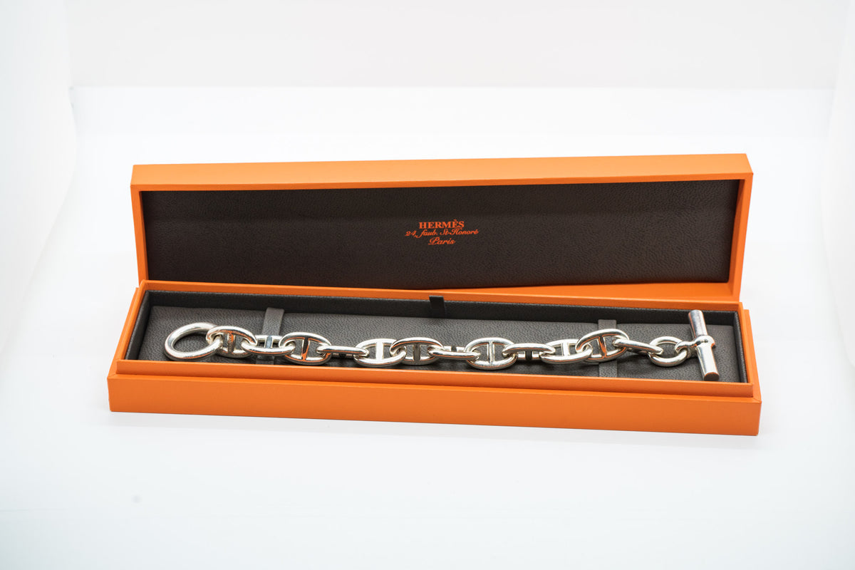 エルメス(HERMES)シェーヌダンクルブレスレットTGM12コマ エルメス ブレスレット シェーヌダンクル TGM 12コマ | 東京銀座