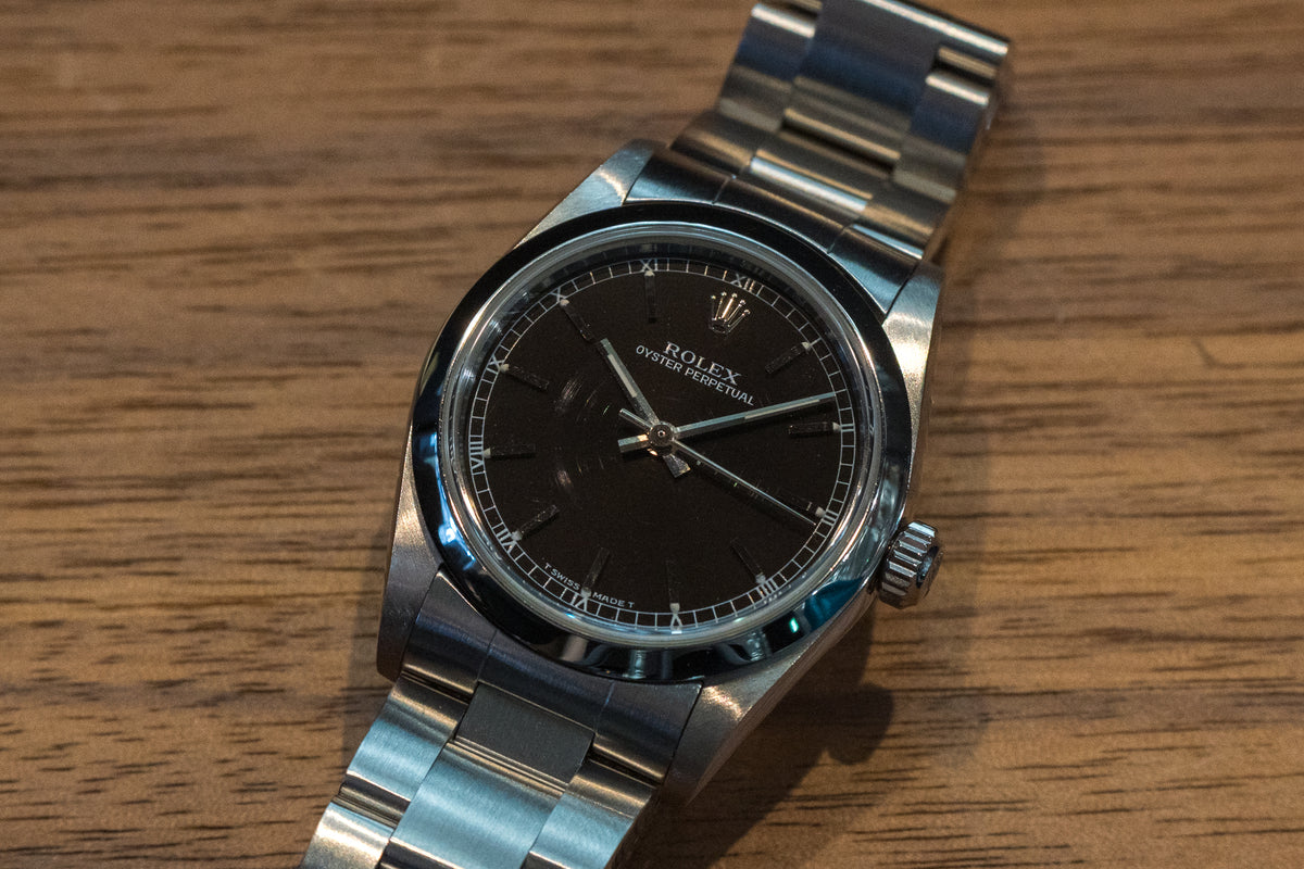 ジャグラスジャグラー　3マイ 中古)ROLEX ロレックス オイスターパーペチュアル 67480 ブルー