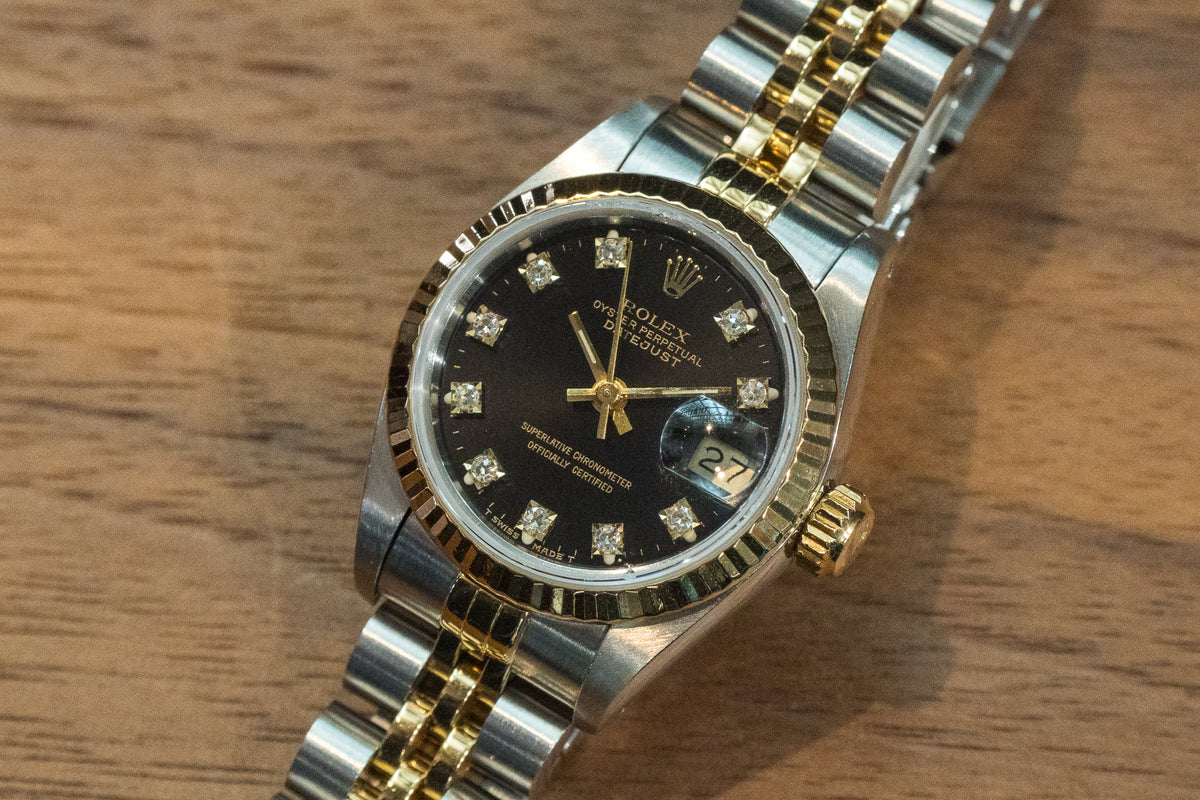 ROLEX ロレックスデイトジャスト10Pダイヤ69173 ROLEX ロレックス 69173G デイトジャスト 10P ダイヤモンド 腕時計