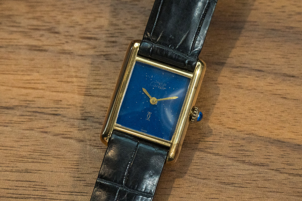 カルティエCartier カルティエ タンク マスト SMドゥ ブルー725