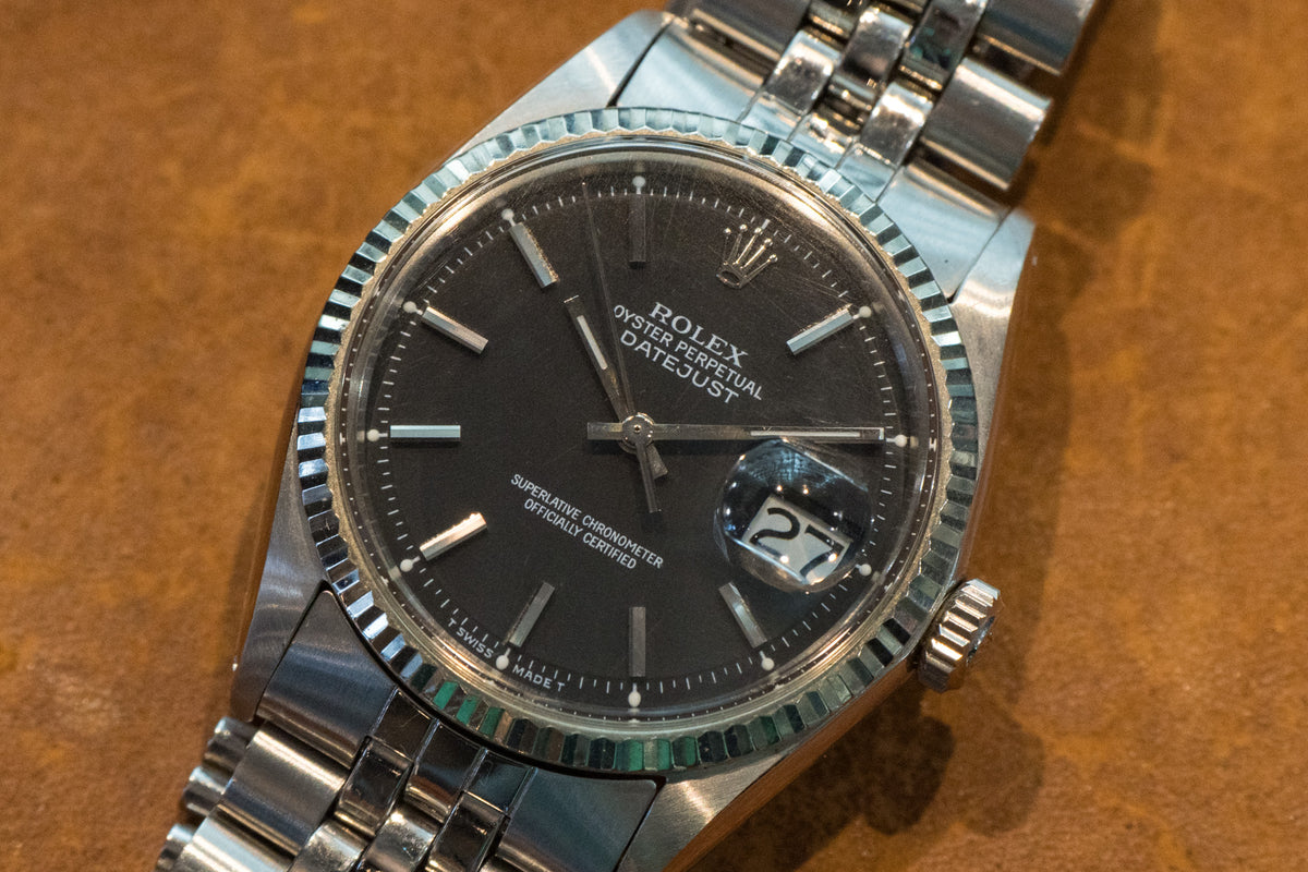 さ*ん様 ロレックス　デイトジャスト 1601 トロピカル ロレックス デイトジャスト Ref.1601 トロピカルブラウンミラー 1962