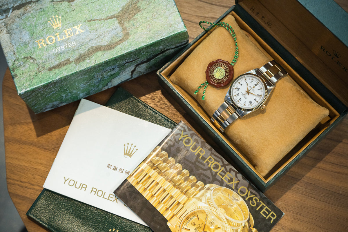 ロレックス オイスターパーペチュアル 14233 ローマンインデックス ロレックス オイスターパーペチュアル 14233 ローマンインデックス