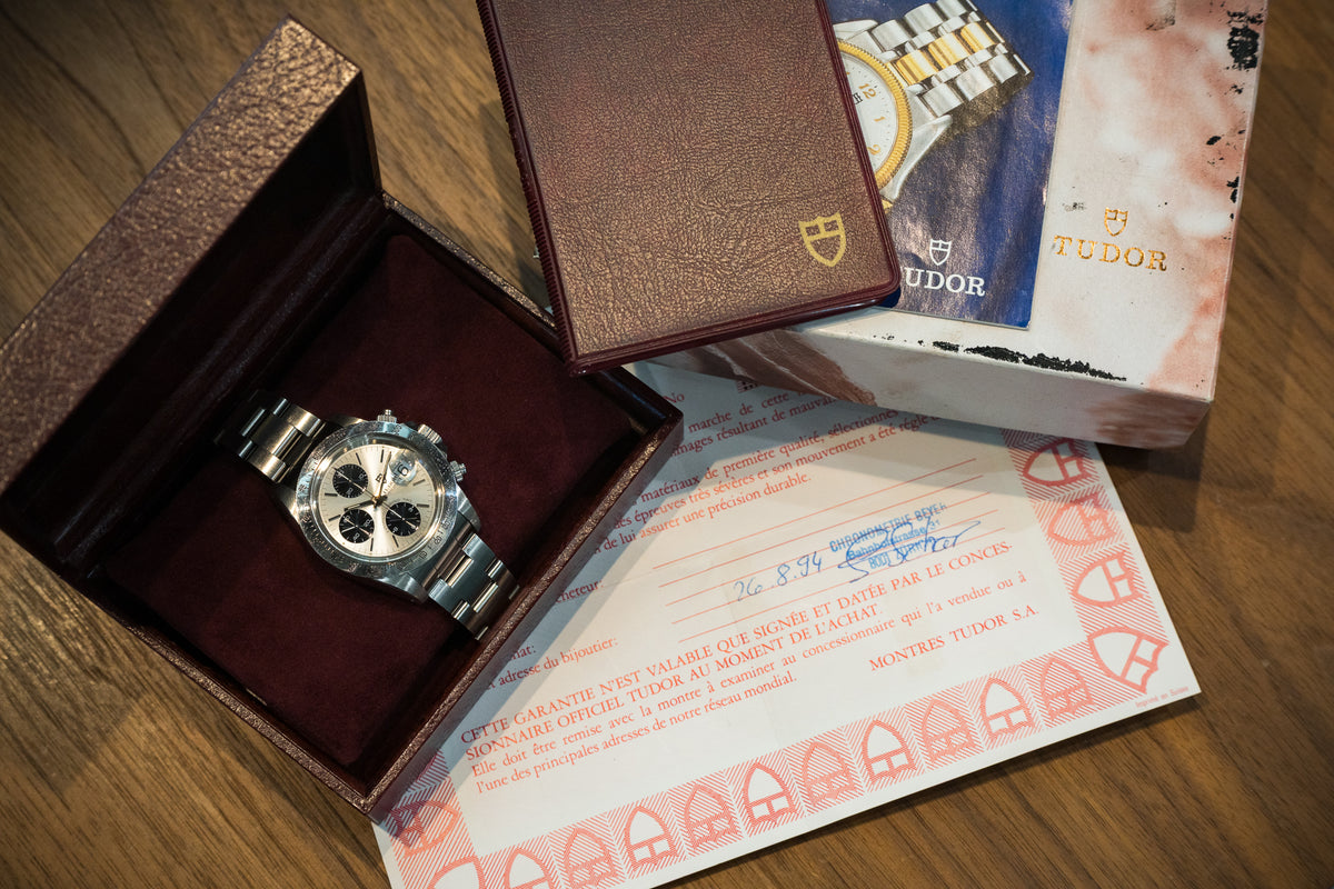 TUDOR チュードル クロノタイム 逆パンダ 79180 Cal.7750 1994年