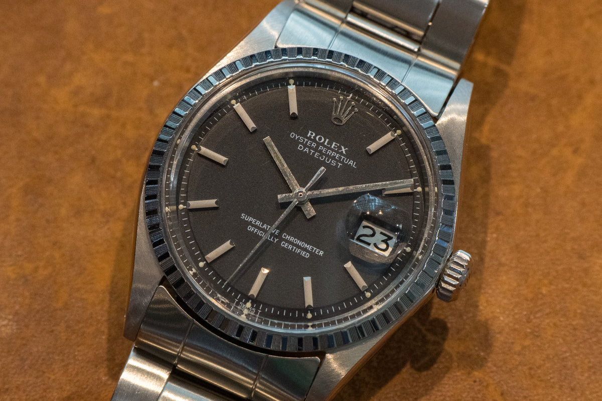 ROLEX Datejust ブラックダイヤル　 正規店OH済 4-2_0937c687-5829-434b-a5bc-