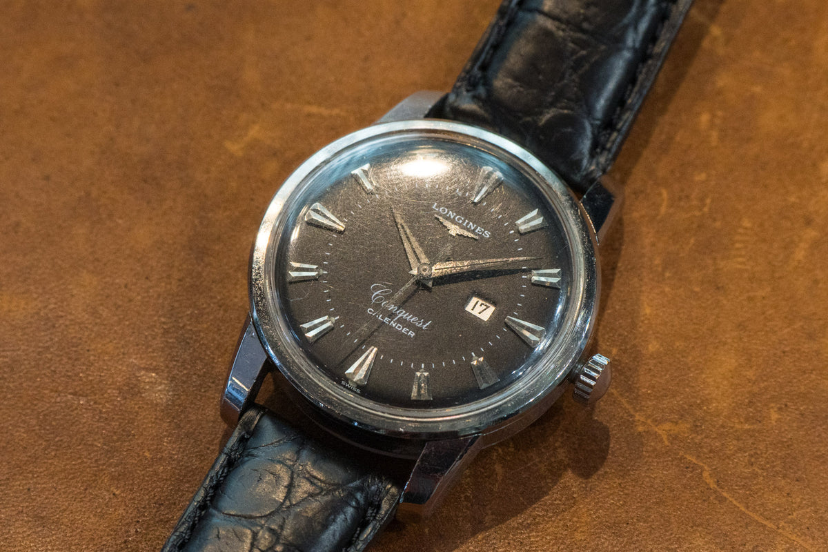 ロンジン　コンクエスト　ブラックダイアル　ビンテージ 8-2_58eb5c35-5509-4ca9-879a-