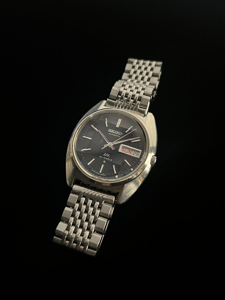 ✨SEIKO✨セイコー✨デイデイト✨ROADマチック✨5606-7230✨腕時計 セイコー ロードマチック LM 5606-7230 ブラックダイヤル 1973年製