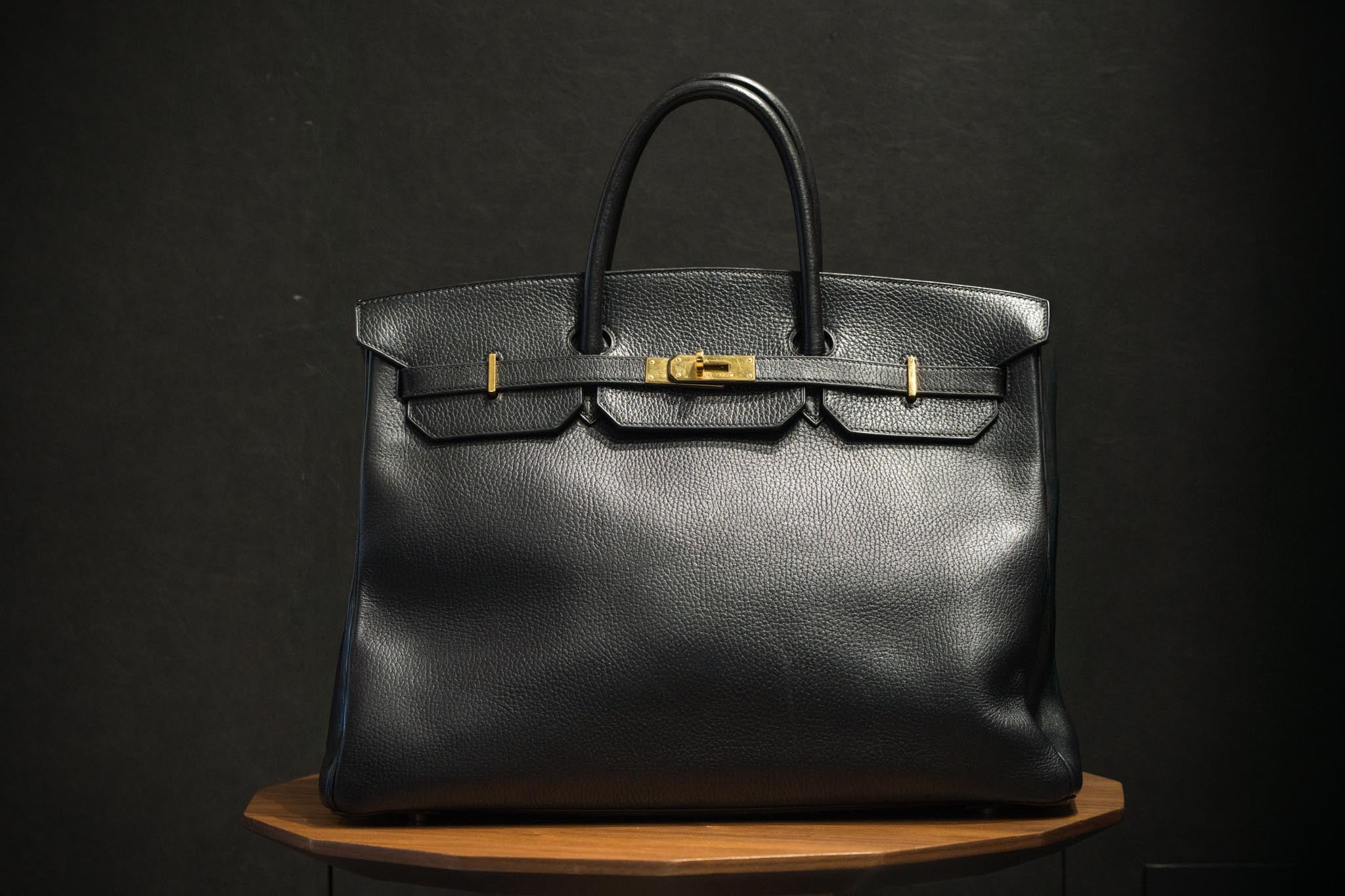 エルメス バーキン 40 ブラック アルデンヌ 1993年製 正規メンテナンス