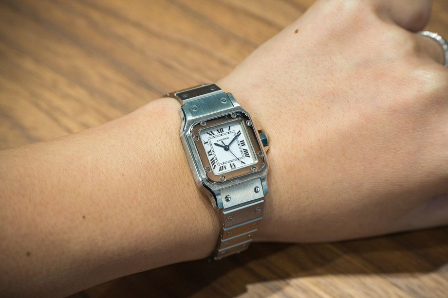 カルティエ サントスガルべ SM 0901 オールステンレス 1980年代