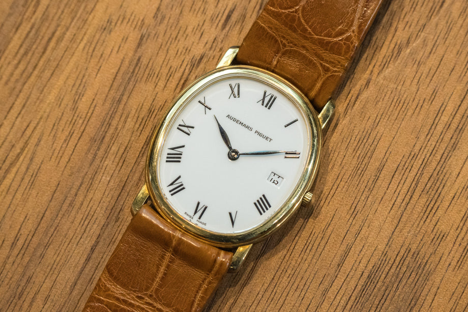 オーデマピゲ エリプス クオーツ 18KYG 1980年代製 – 黒船時計古酒店