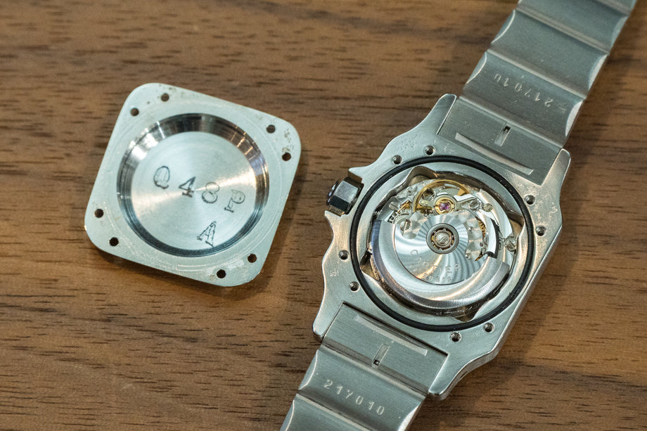 サントスガルベSM 3コマ カルティエ/サントスカレ/サントスガルベSM/ホワイトローマン