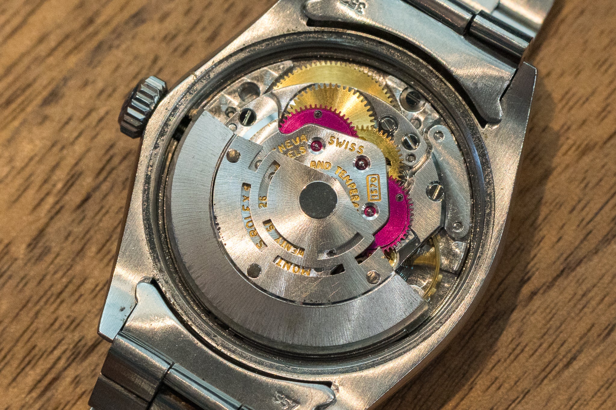 ロレックス オイスターパーペチュアルデイト 1500 グレーダイヤル 1971