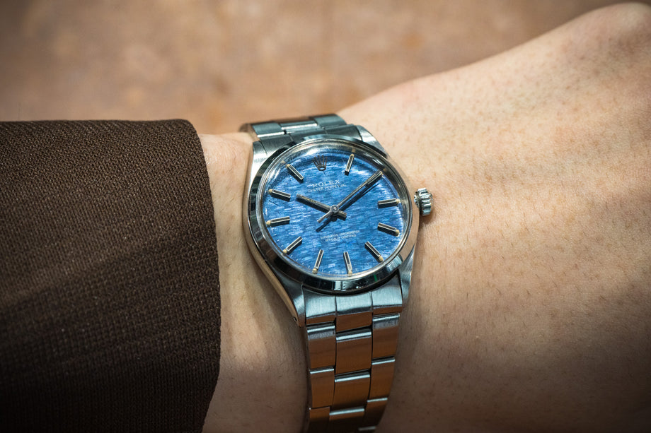 ロレックス オイスターパーペチュアル 1002 モザイクダイヤル 1969年製