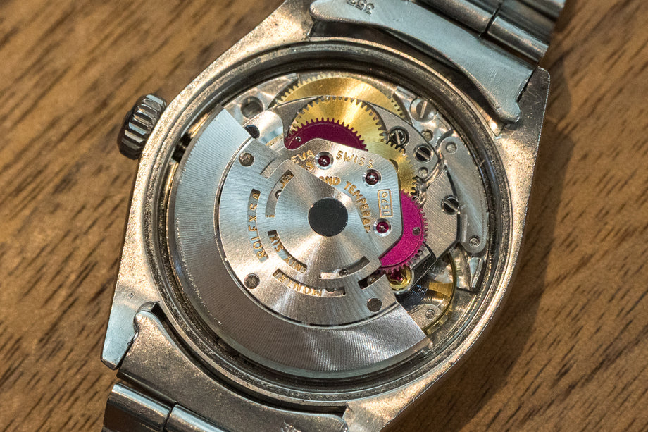 ロレックス オイスターパーペチュアルデイト 1500 シルバーダイヤル