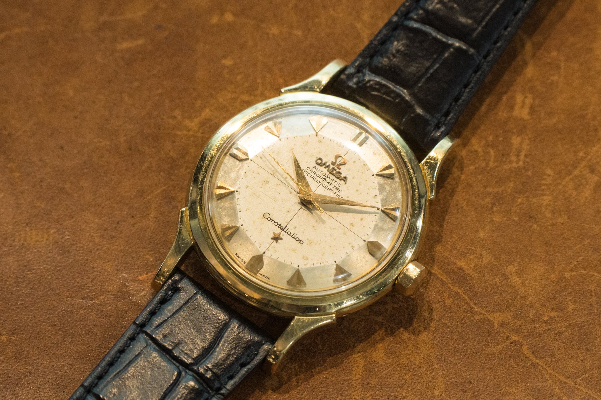 オメガ コンステレーション クサビインデックス 2853 Cal.505 18KYG金