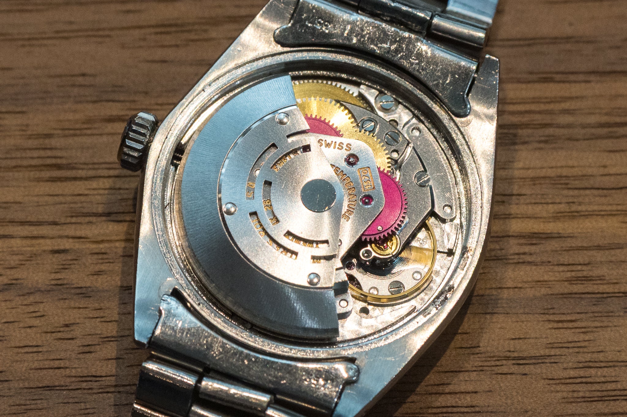 ロレックス オイスターパーペチュアルデイト 1500 パティーナ