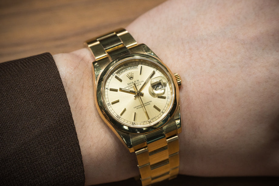 専用① ロレックス デイデイト Ref-18208 18kyg Onyx Dial Sir-A（RD-68