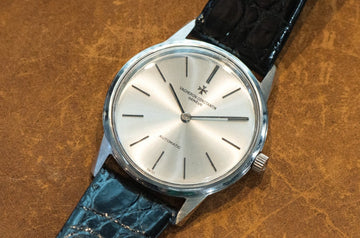 VACHERON CONSTANTIN ブラックボックス付き ヴァシュロンコンスタンタン/スクエアケース/シルバーダイヤル