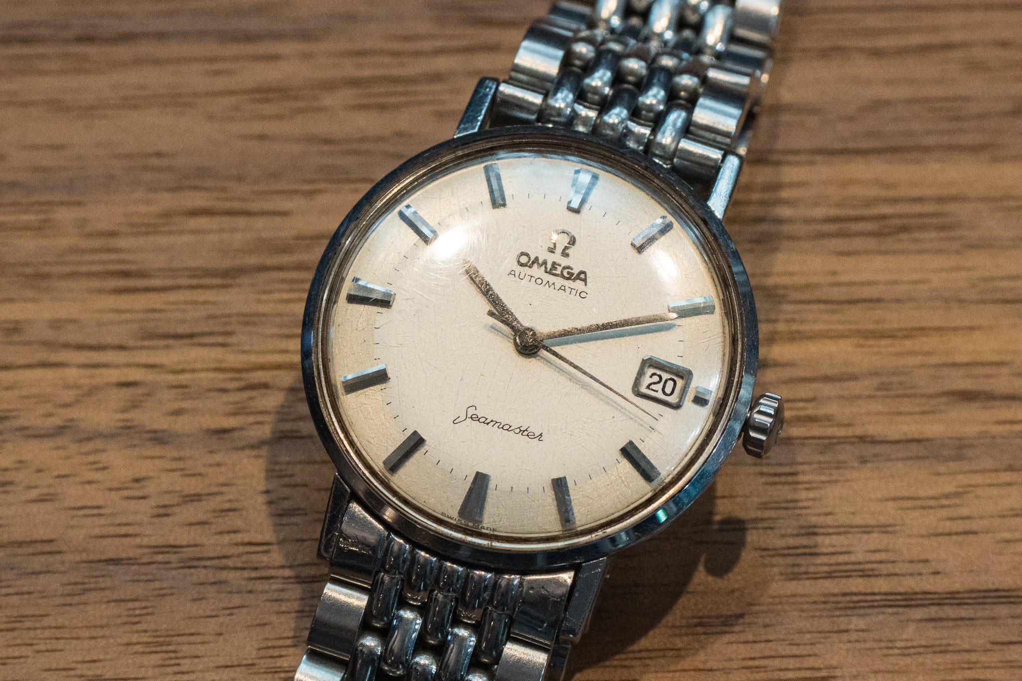 オメガ 　下がりS　OMEGA　1960年代シーマスター　去年OH済み2種ベルト オメガ シーマスター 下がりS 1960年代製 – 黒船時計古酒店