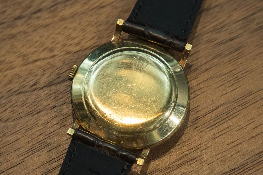 ロレックス プレシジョン 18KYG金無垢 9659 1965年製 – 黒船時計古酒店