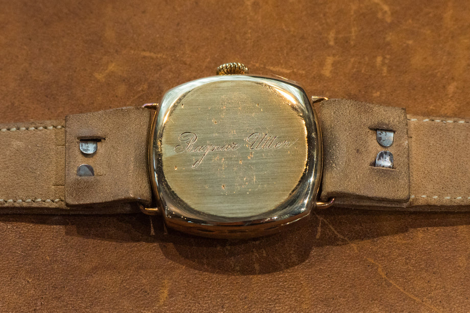 IWC アイダブリュシー クッションケース 14KYG Cal.83 1930年代
