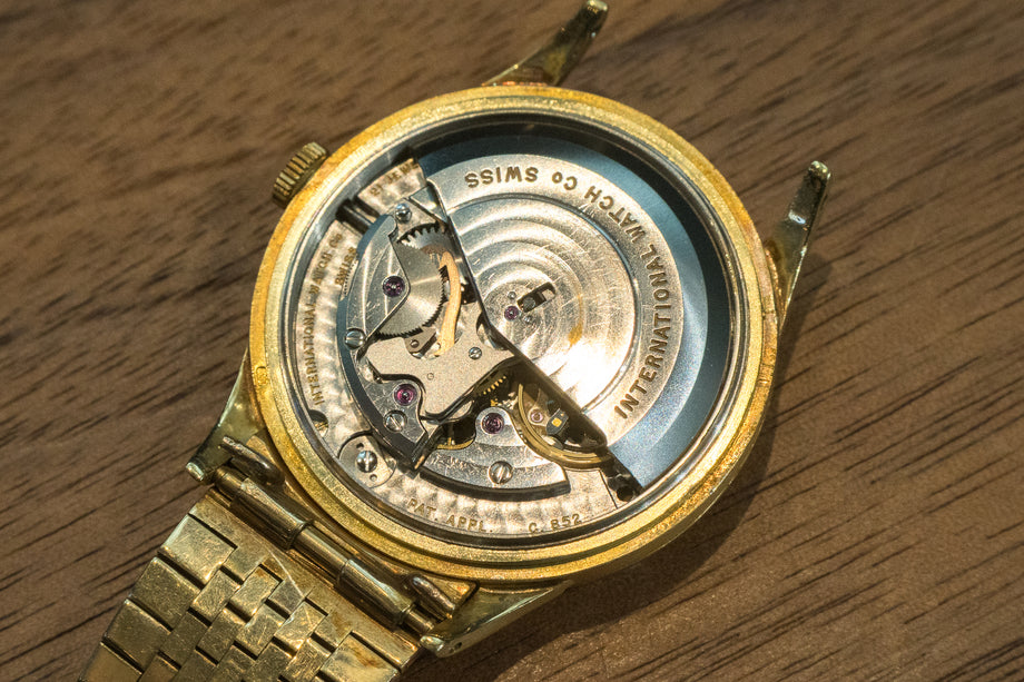 IWC オートマチック 18KYG金無垢 Cal.852 1950年代製 – 黒船時計古酒店