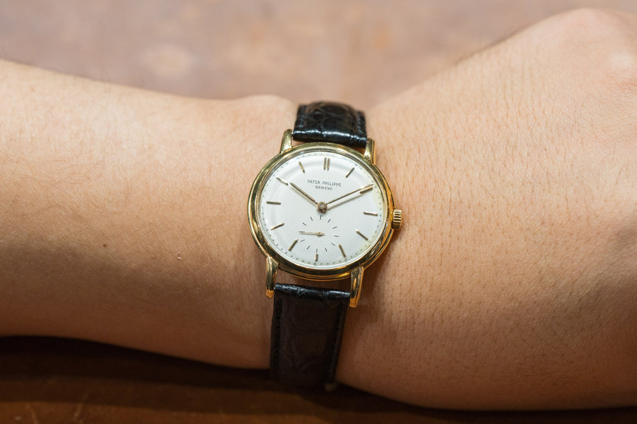 パテックフィリップ カラトラバ 2484 Cal.10-200 18KYG無垢 1950年代