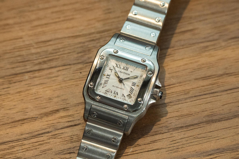 カルティエ サントスガルべ オールステンレス 2423 2000年代製 – 黒船