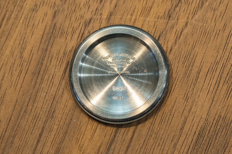 NAVY 海軍　メダル ロレックス オイスターデイト 6694 ネイビーダイヤル 1966年製 – 黒船