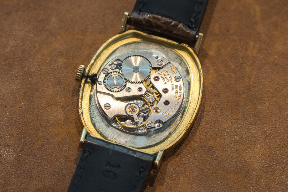 ロレックス チェリーニ 4056 18KYG金無垢ケース 1981年製 – 黒船時計古酒店