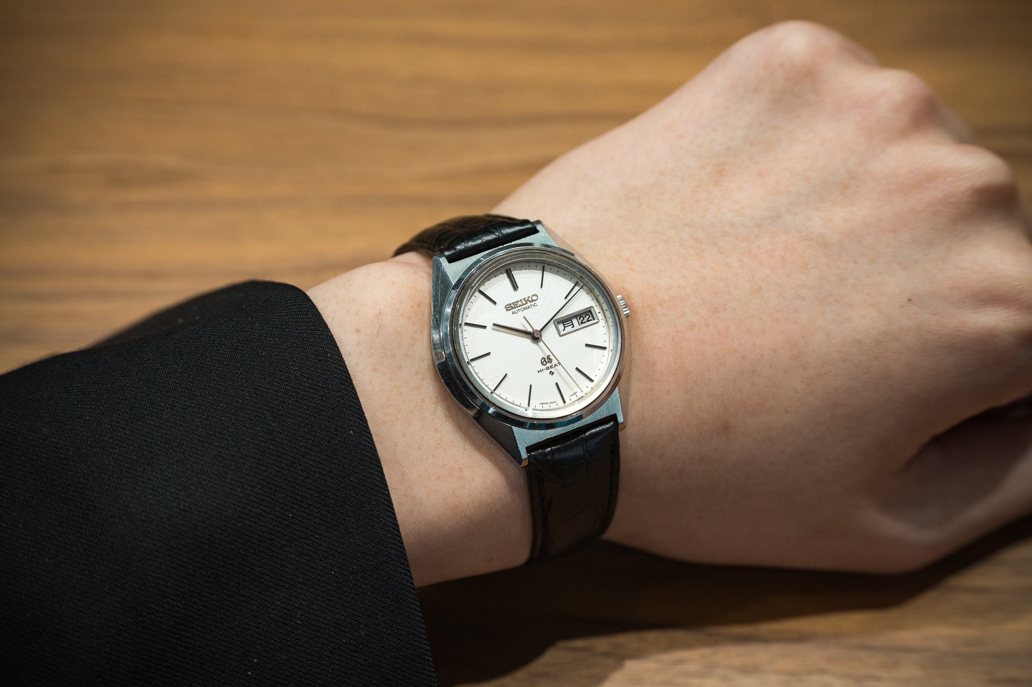 Grand Seiko グランドセイコー 5646-7011 メンズ グランドセイコー デイデイト 56GS 5646-7011 1974年製 – 黒船
