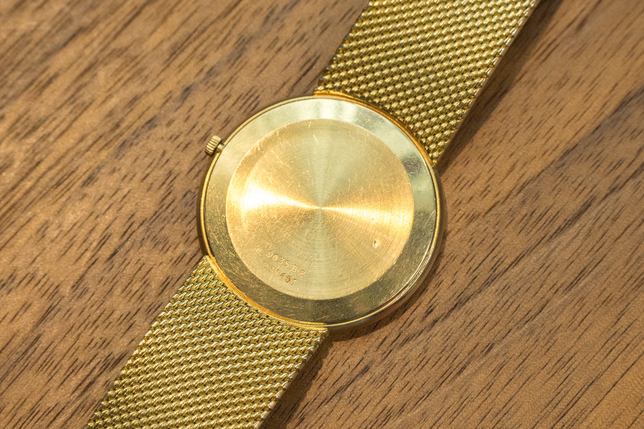 PIAGET ピアジェ オニキスブラック 9035 18KYG金無垢 Cal.9P 1980年代