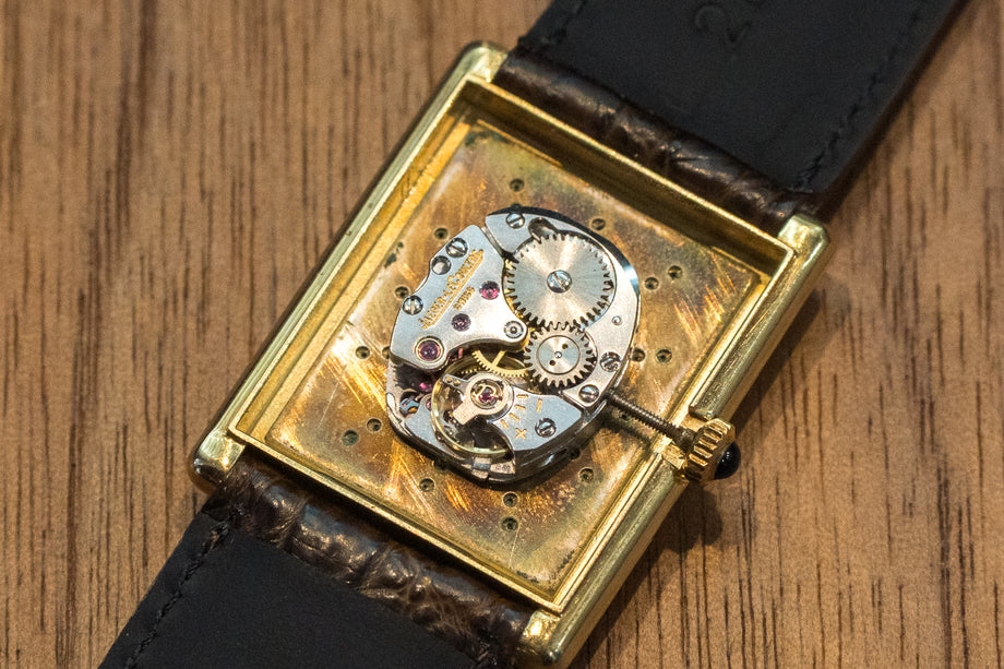 ■ジャガールクルト（Jaegar Le Coultre）cal.602 ジャガールクルト タンク 6029.21 Cal.841 18KYG金無垢 1970年代