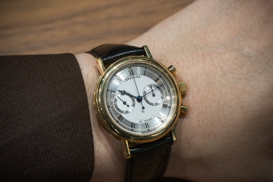 ブレゲ クラシック クロノグラフ 18KYG 5237 レマニア Cal.533.3 1990