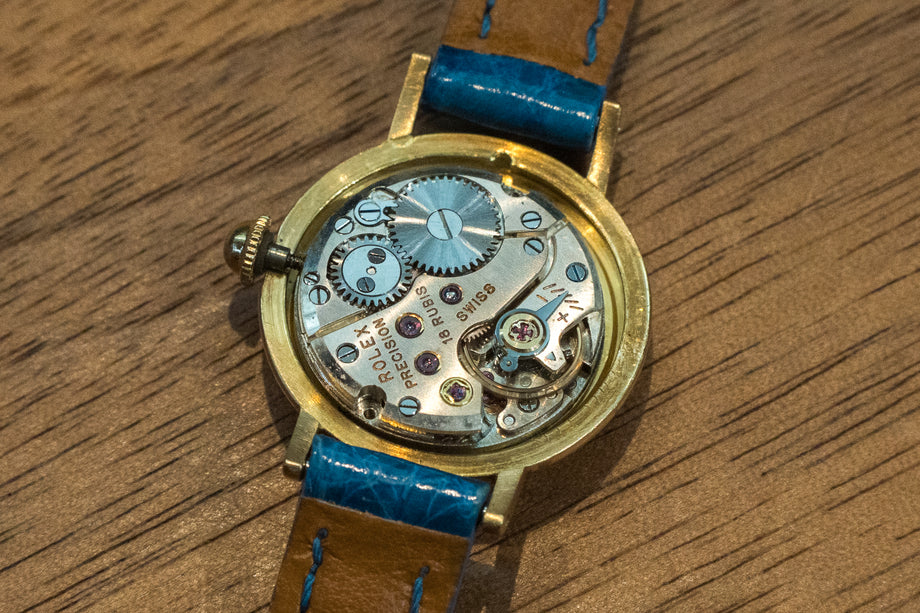 ロレックス プレシジョン 18KYG金無垢 8823 1943年製 – 黒船時計