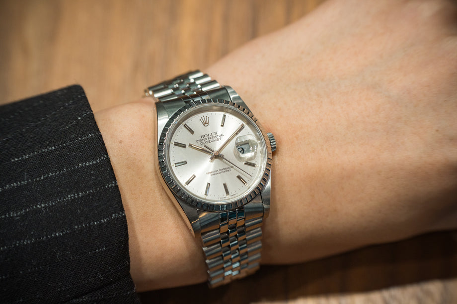 ロレックス デイトジャスト 16220 シルバー ステンレス 1989～1990年製