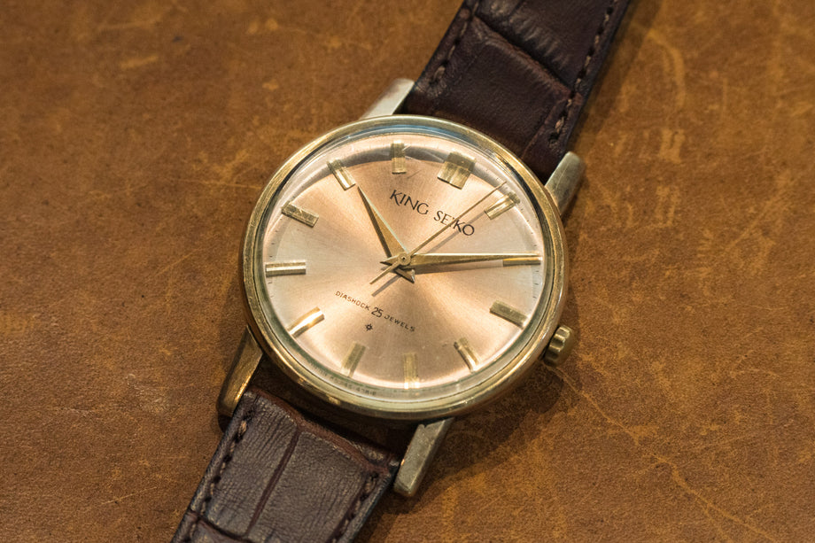 セイコー キングセイコー1st J14102E 経年変化パープルダイヤル 1962年