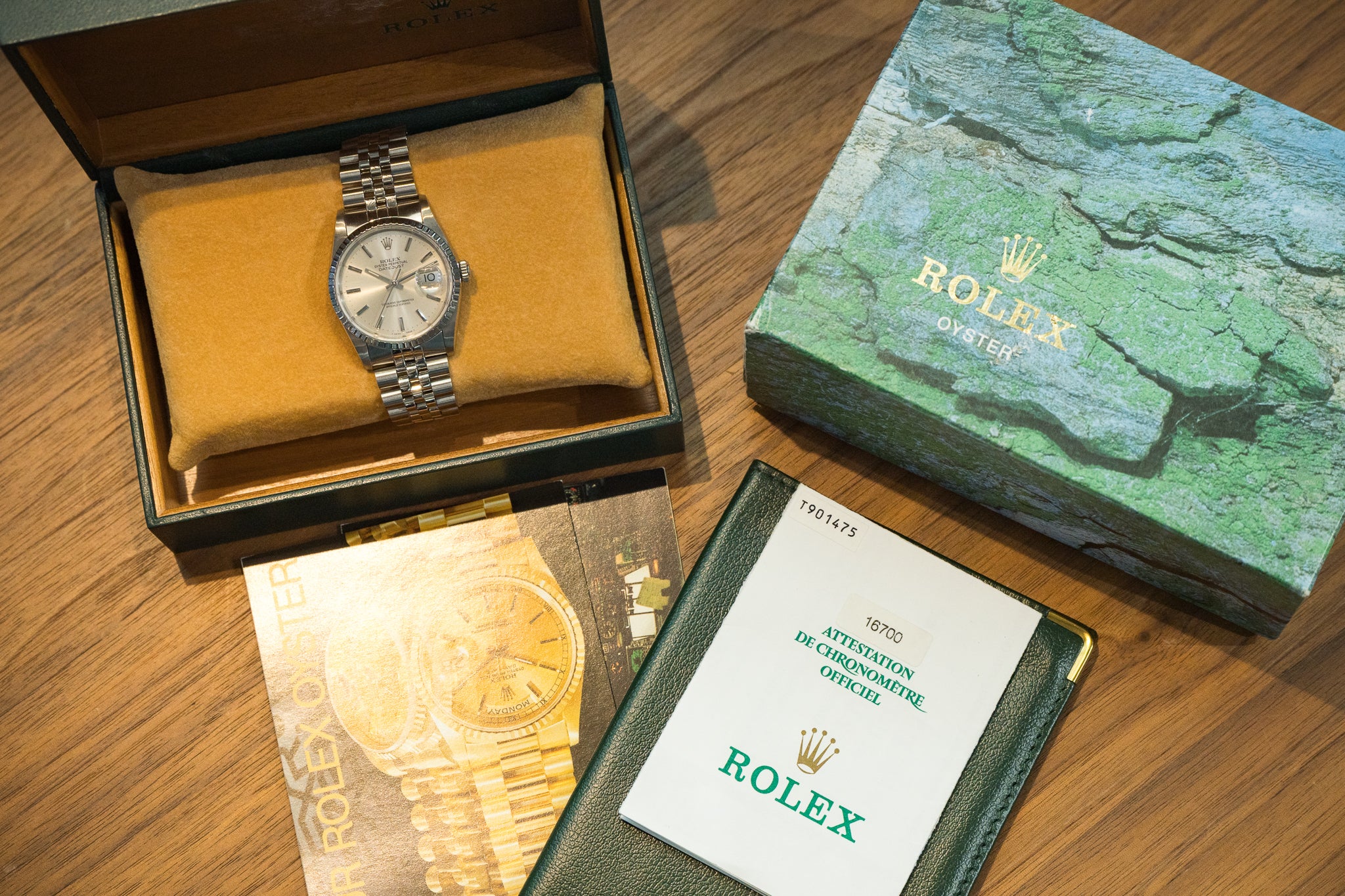 ロレックス デイトジャスト 16220 シルバー ステンレス 1989～1990年製