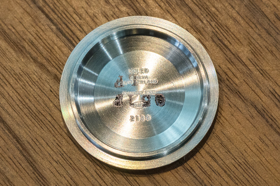 エクスプローラー2REF16570無刻印補修ケースベゼルハイクォリティ品 No.0042 『ベゼル墨入れ』新品仕上げとベゼルインク欠けに対する