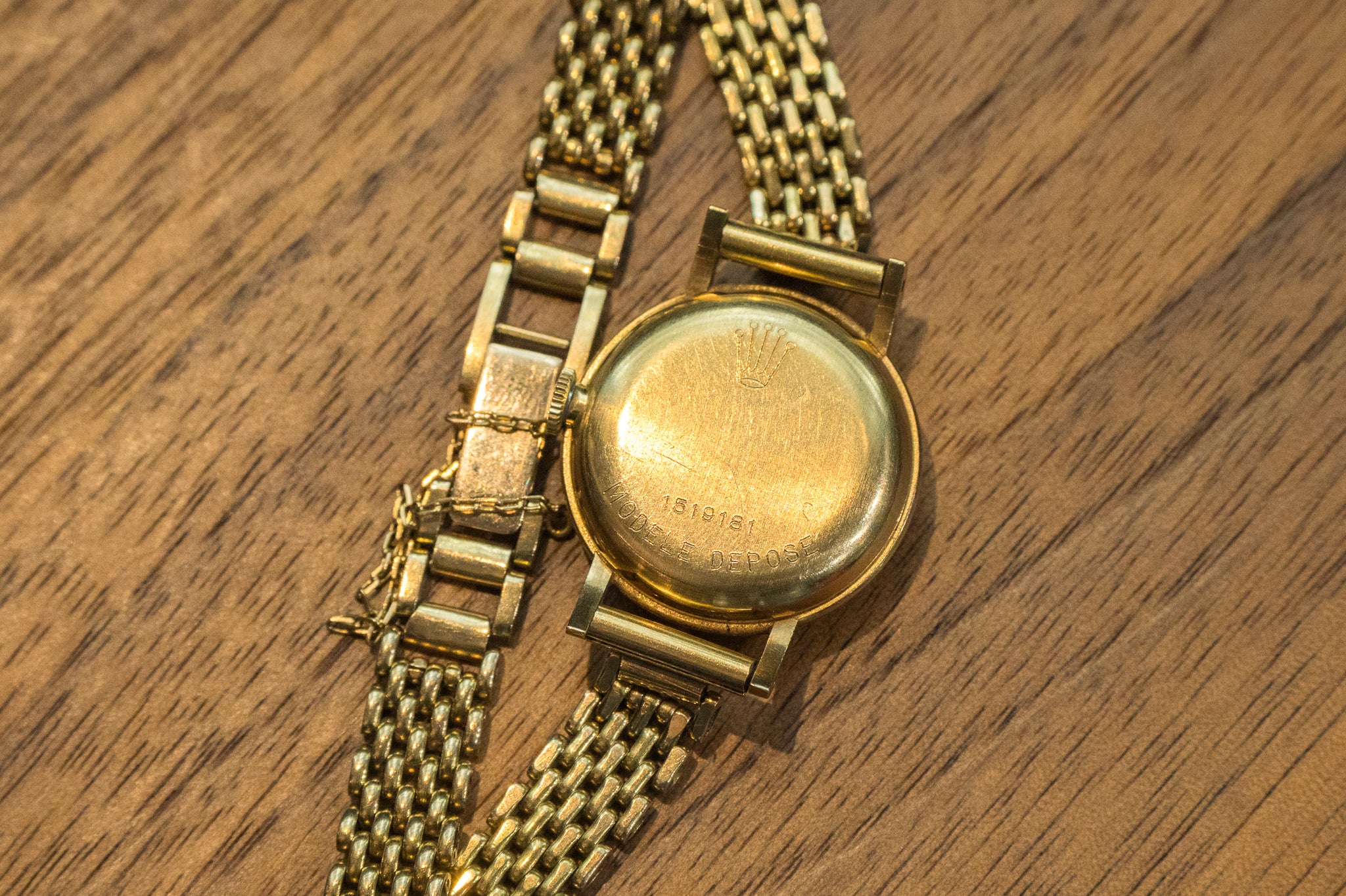 ロレックス ノンオイスター 18KYG金無垢 アンティーク ドレスウォッチ