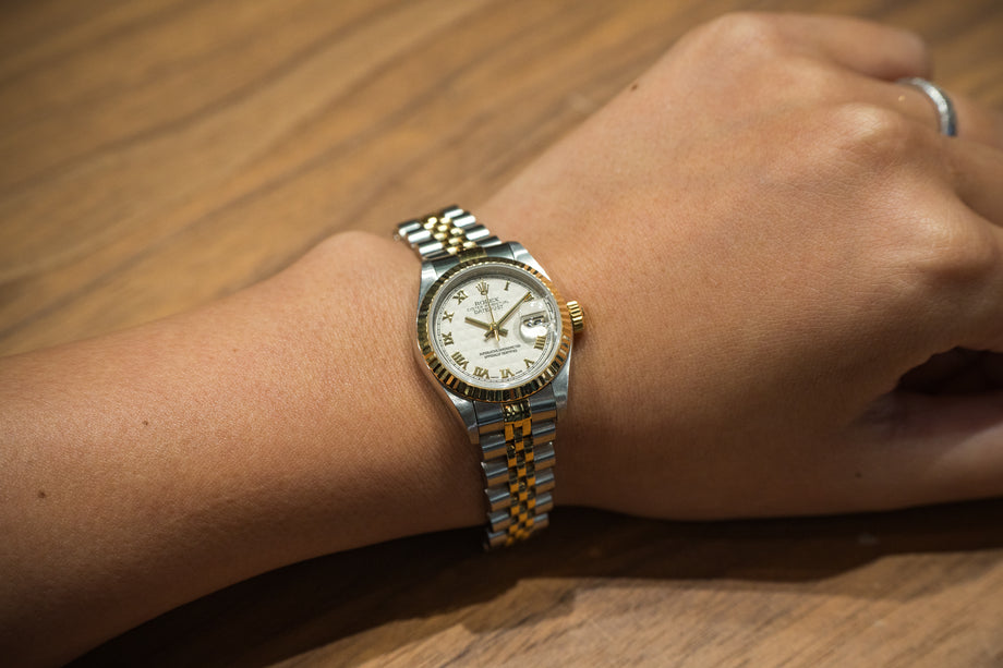 ロレックス デイトジャスト 69173 ピラミッドダイヤル 1995年製