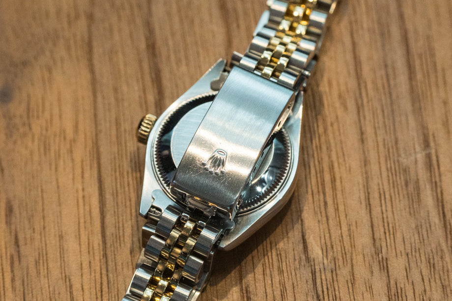 ロレックス デイトジャスト 69173G 10Pダイヤ 1996年製 – 黒船時計古酒店