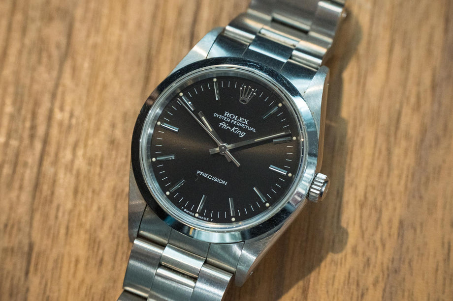 ロレックス エアキング 14000 ブラック 1990～1991年製 – 黒船時計古酒店