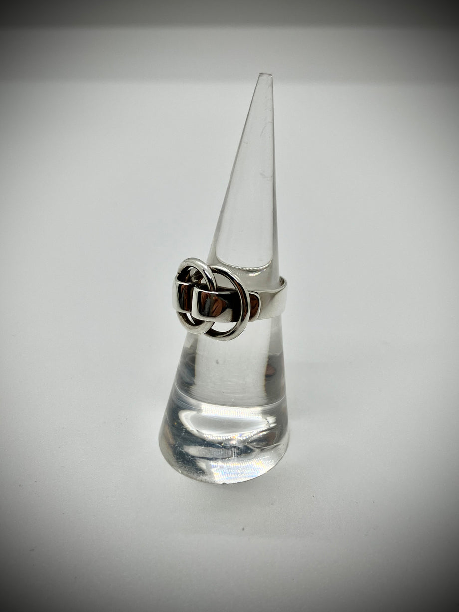 HERMES エルメス ドゥザノーリング 10号 エルメス/ドゥザノーリング/Hermes/Deux anneaux/Gold&Silver